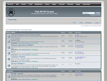Tablet Screenshot of forum.club8090.co.uk